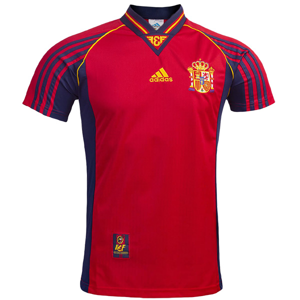 Spain prima maglia da calcio da uomo prima maglia da calcio 1998-1999